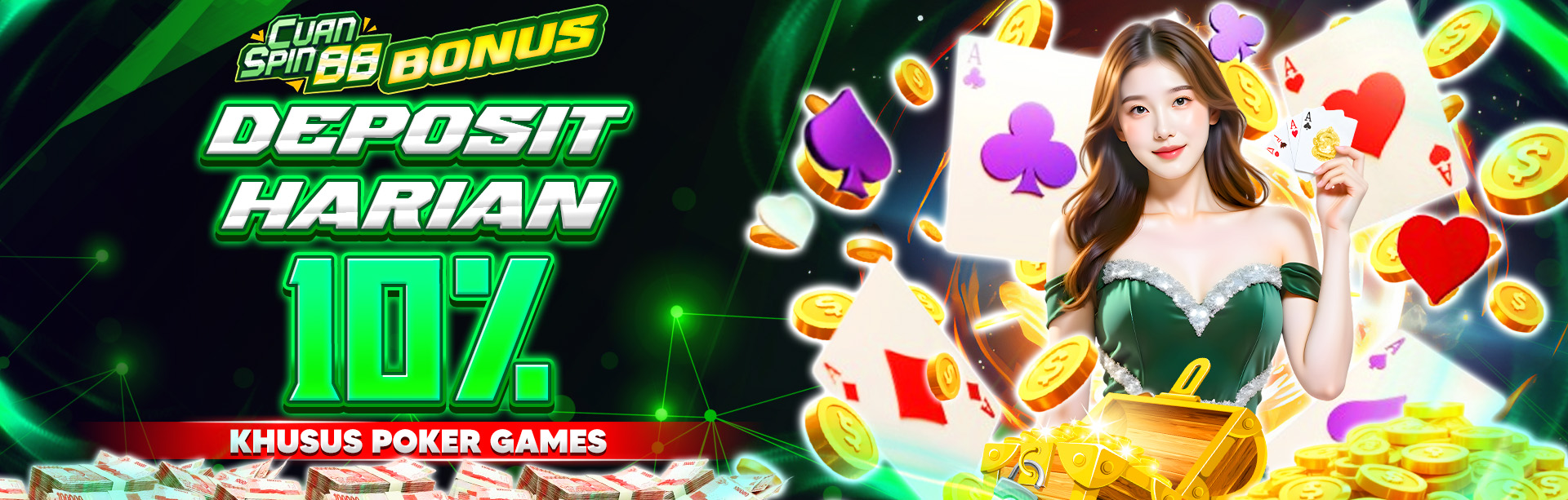 BONUS DEPOSIT HARIAN POKER 10%